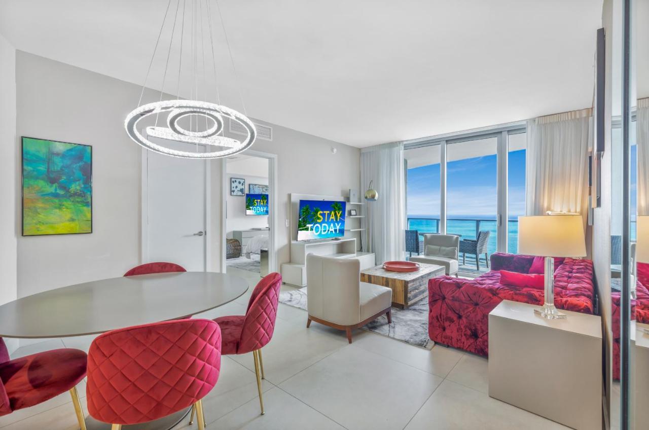 Seashore Resort - 2 Bedroom Right On The Beach Direct Ocean-View With Amenities On The Rooftop Голлівуд Екстер'єр фото