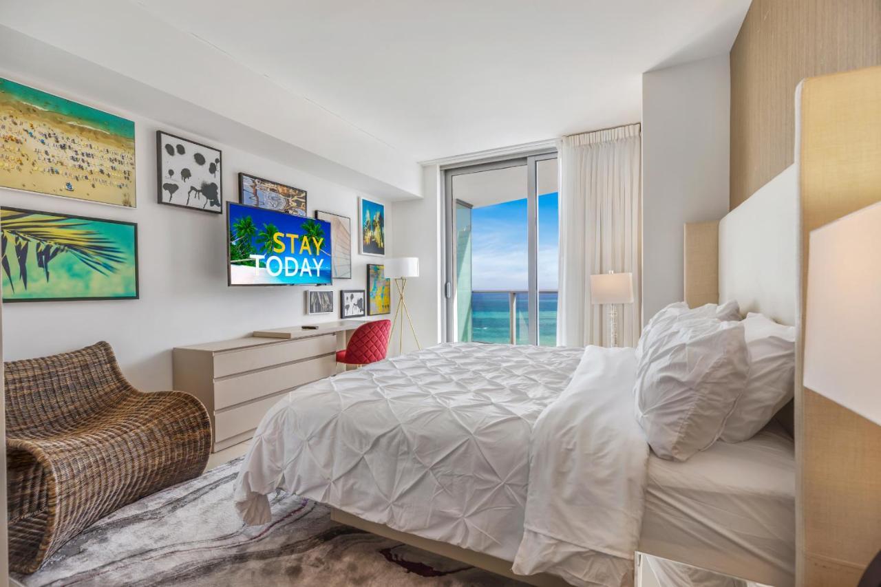 Seashore Resort - 2 Bedroom Right On The Beach Direct Ocean-View With Amenities On The Rooftop Голлівуд Екстер'єр фото
