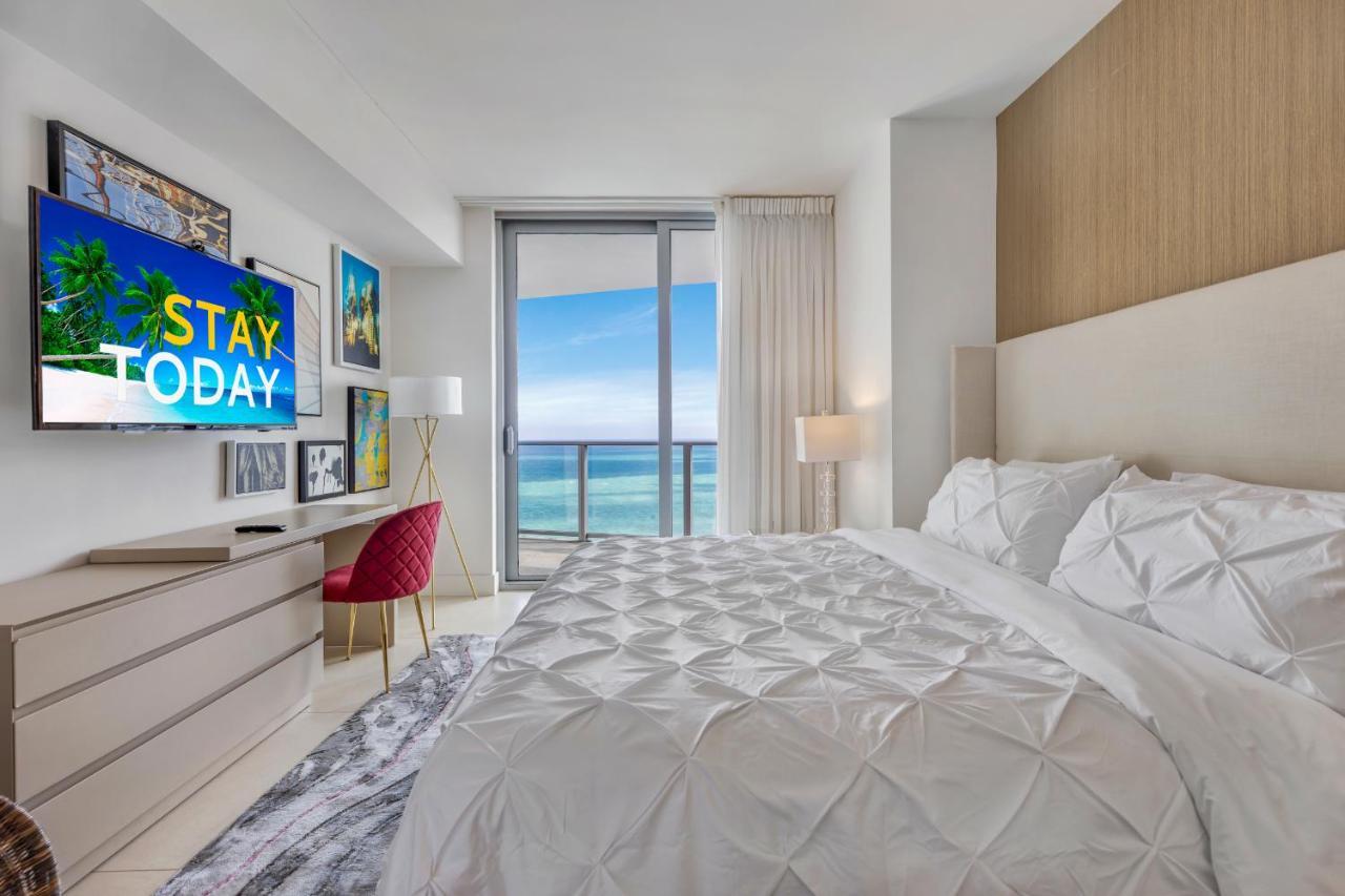 Seashore Resort - 2 Bedroom Right On The Beach Direct Ocean-View With Amenities On The Rooftop Голлівуд Екстер'єр фото